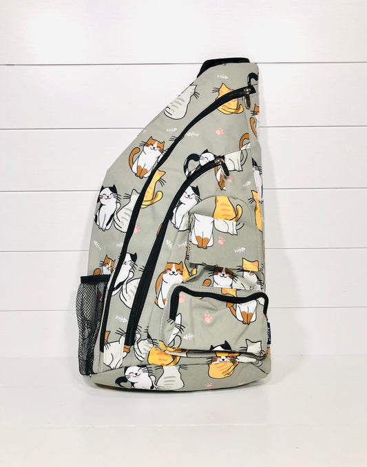 Happy Cats Sling Backpack