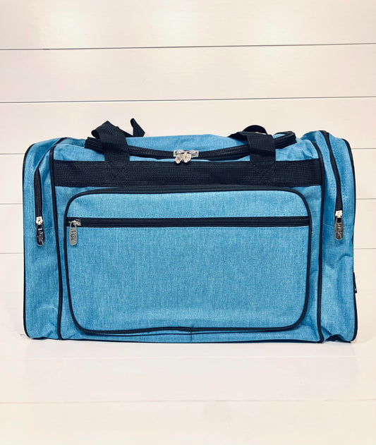 Blue Stone Wash 20” Carry On Duffel Bag