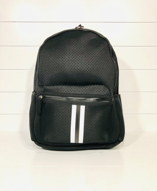 Black Blair Neoprene Lightweight Backpack