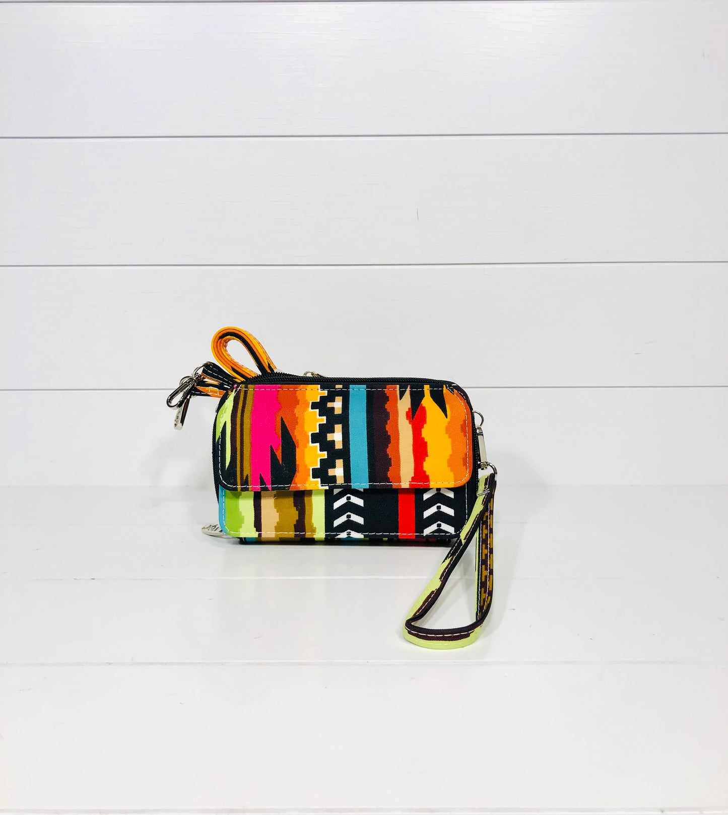 Tribal & Serape Crossbody Organizer Wallet