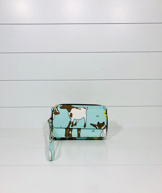 Goat Crossbody Organizer Wallet