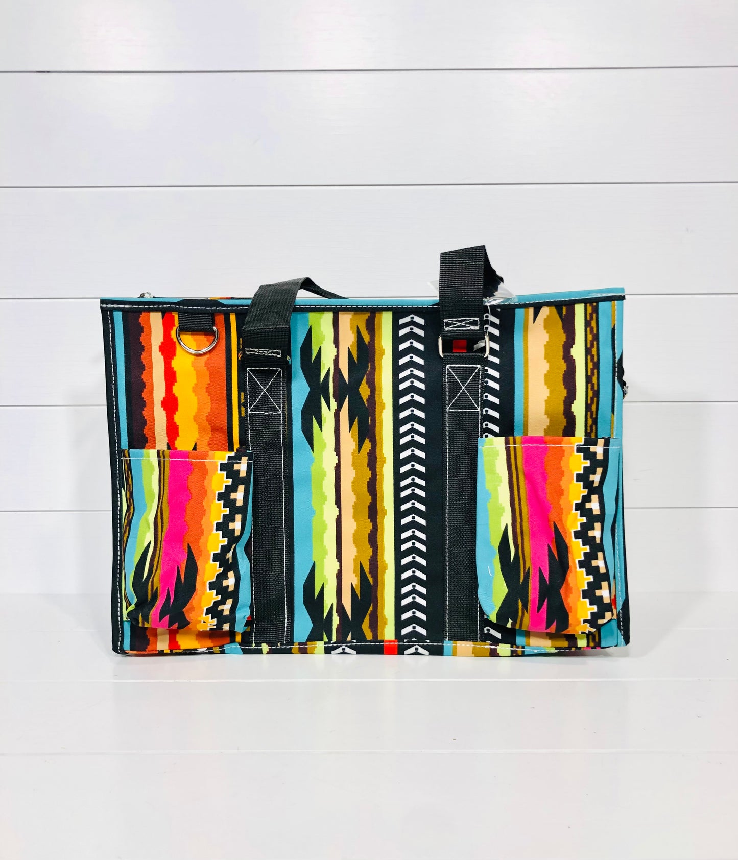 Tribal Serape Small Utility Tote