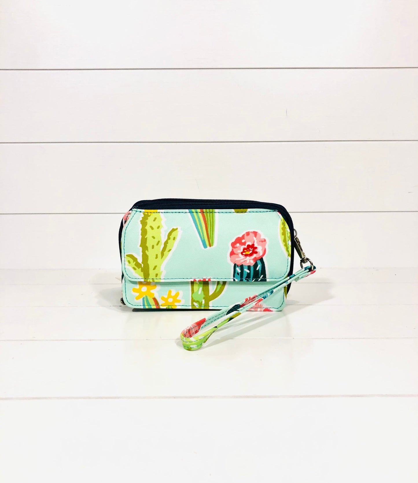 Cactus Crossbody Organizer Wallet